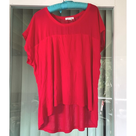 Ambiance Apparel Red Soft Rayon Polyester top size 3X - Picture 1 of 5